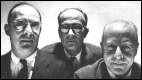 John Bardeen, Willam Shockley e Walter Brattain.